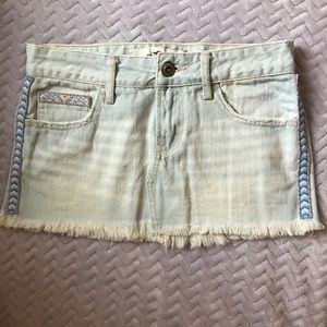 Hollister Denim mini skirt